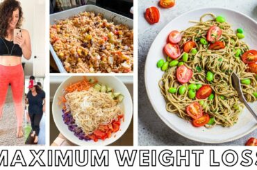 What I've been eating for MAXIMUM WEIGHT LOSS (vegan weight loss, plant-based)
