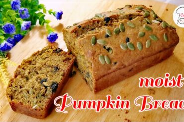 Moist and Healthy Pumpkin Bread Recipe | How to make with fresh pumpkin