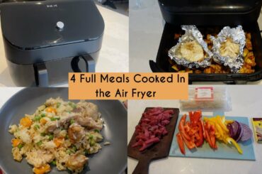 4 HEALTHY AIR FRYER MEALS - WHOLE FAMILY MEALS COOKED IN THE AIR FRYER | Kerry Whelpdale
