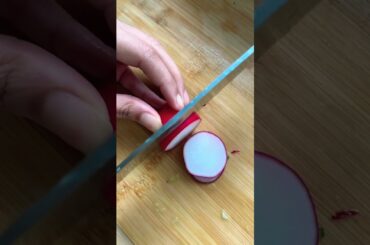 Easiest Radish Salad Ever!! #healthy #salad #quickrecipes #diet #shorts #trending #trendingshorts