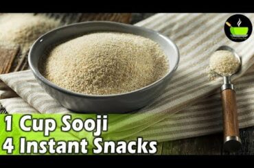 5 Minute Easy Snacks Recipe |Quick & Easy Snacks Recipes | Evening Snacks |Sooji Recipes | Snacks