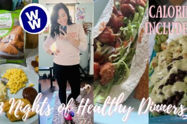 3 QUICK & EASY HEALTHY WEEKNIGHT DINNERS IDEAS|CALORIES & WW POINTS INCLUDED|WHATS FOR DINNER