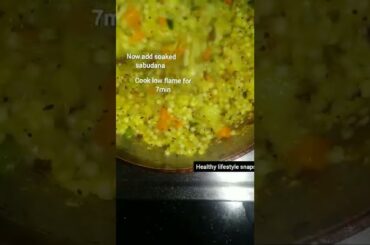 Sabudana kichidi healthy breakfast recipe//click the link in description box #shorts.