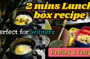 Quick and Healthy Lunch Box for Kids | winter special | 2 mins Lunch Box Recipe | Amna and Asim