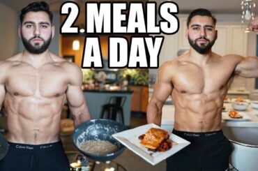 2 Meals A Day Diet That Got Me Shredded | Full Day Of Eating