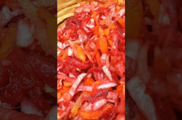 Healthy Recipe of Raw Vegetables Salad- Fast and Easy to make #food