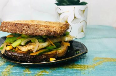 Brown bread healthy sandwich || suits for diet || easy breakfast ||