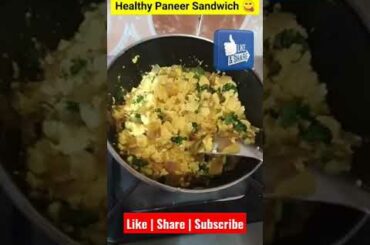 Healthy Paneer Sandwich | Sandwich Recipe #shorts #youtubeshorts #healthfactztuber