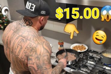 COOKING A HEALTHY PASTA DINNER FOR LESS THAN 15 DOLLARS!