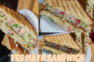 Healthy and Delicious Veggie Mayo Sandwich Recipe in Under 15 Minutes