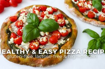 How to Make Healthy Pizza | Quick & Easy Gluten free Flatbread Pizza Recipe