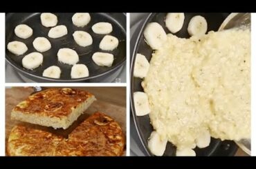 Banana & Eggs Recipe By Cooking Chaska|Healthy Breakfast Recipe|New Breakfast Ideas|Tea Time Recipe