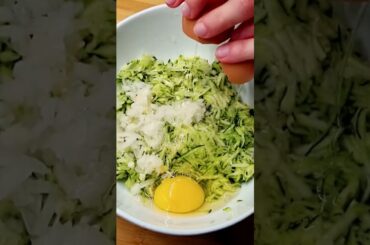 Zucchini Fritters | Easy & Healthy Recipe #recipe #healthyfood #foodlanguage
