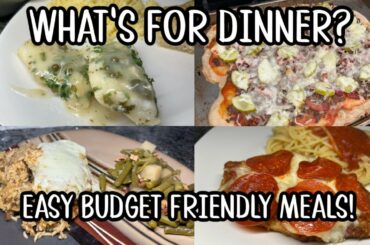 WHATS FOR DINNER | EASY BUDGET FRIENDLY MEALS | FAMILY DINNER IDEAS