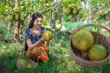 Cooking Red Pomelo Salad Recipe/ Easy and Healthy salad  @fytacooking