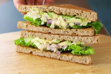 Healthy and Easy Vegan White Bean Avocado Sandwich