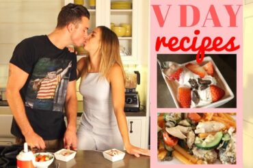 Valentine's Day Recipes | HEATLHY DINNER + DESSERT