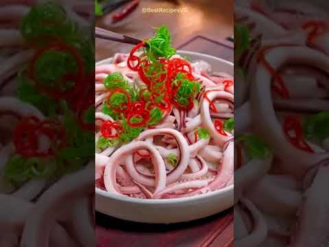 The best homemade recipes|Salad from the sea of products with their own hands #shorts The best homemade recipes|Salad from the sea of products with their own hands #shorts