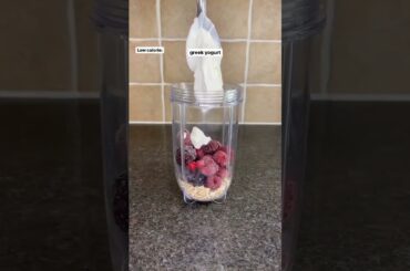 Low Calorie Vs High Calorie Protein Shake! smoothie recipes