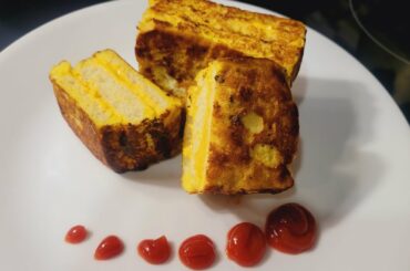 Cheesy Egg Sandwich #easy #food #athome #healthy #delicious #eating #foodie #recipe #cooking #kids