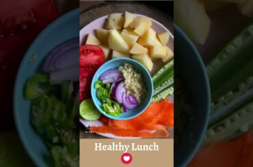 Aesthetic healthy lunch | Sri Lankan style #shorts #foodie #food