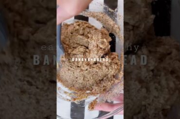 EASY BANANA BREAD RECIPE #healthy #food #foodie #bananabread #easyrecipe #easy #fyp #shorts #dessert