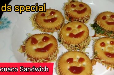 Monaco biscuit sandwich just in 5 minutes | Party starter | fireless recipe | Healthy & Tasty