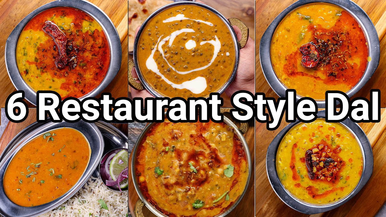 6 Types of Restaurant Style Dal Recipes at Home for Rice & Roti | Healthy Protein Rich Dal Recipes 6 Types of Restaurant Style Dal Recipes at Home for Rice & Roti | Healthy Protein Rich Dal Recipes