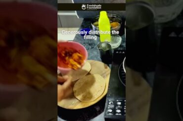 Pizza Paratha Recipe | Healthy Tiffin Recipes | Foodshaala Foundation