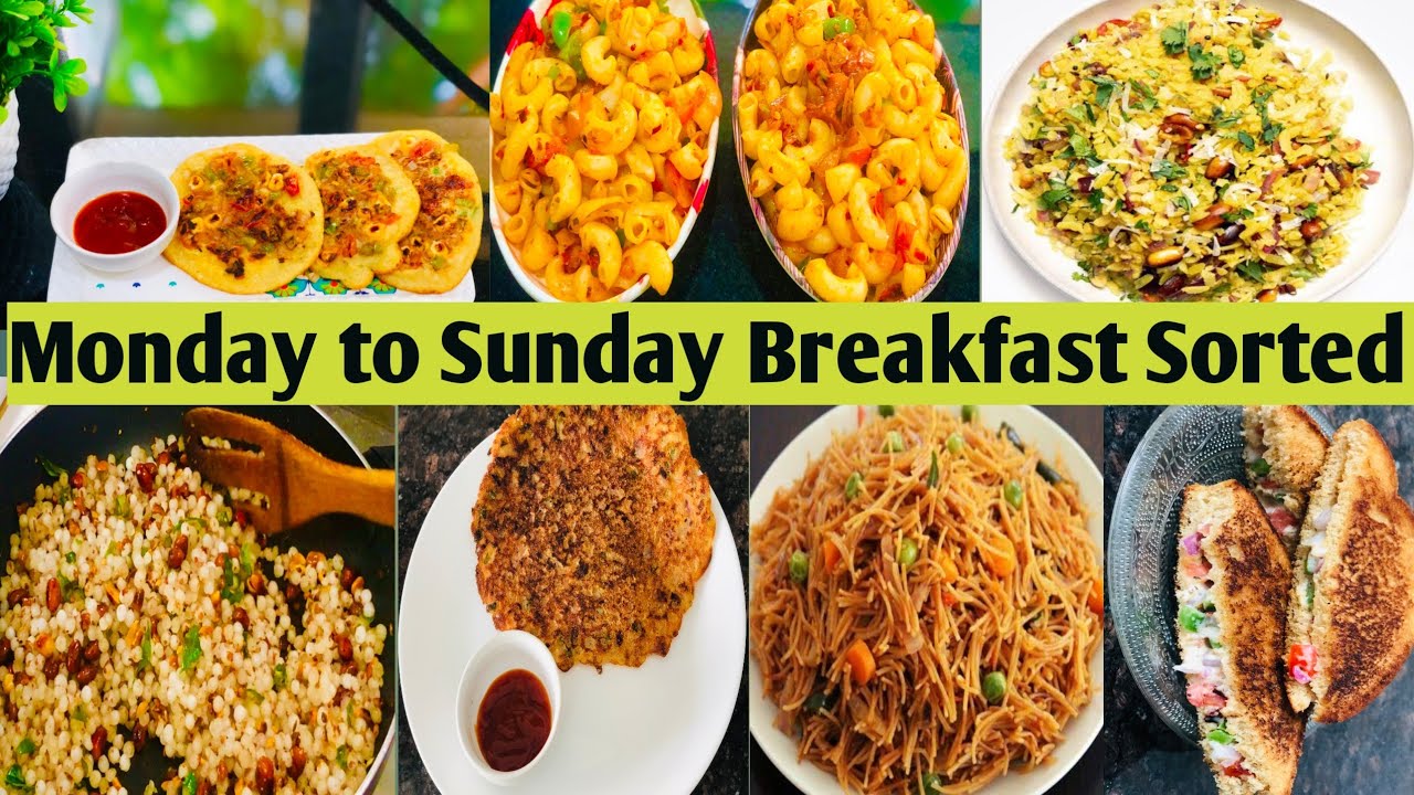 7 Easy and Healthy Breakfast ideas for the entire week #khushbukiduniyavlog #vlog #dailyvlogs 7 Easy and Healthy Breakfast ideas for the entire week #khushbukiduniyavlog #vlog #dailyvlogs