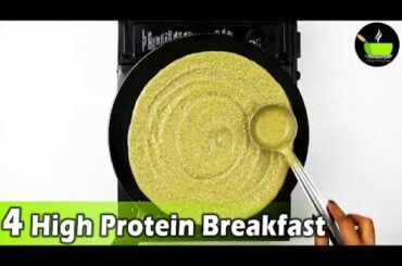 High Protein Breakfast | Healthy Breakfast Recipes | High Protein Dosa Recipe for Morning Breakfast