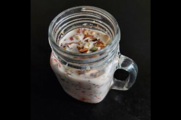 Mixed fruits chia pudding | Easy & Healthy breakfast ideas #shorts |  @JeyRe's Kitchen