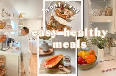 Easy Healthy Meals | quick & nourishing lunch + dinner recipes, life after loss update, what I eat!