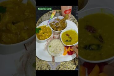 #shorts #healthy #lunch thali#youtubeshorts //Naaz's tiny world