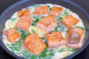 The easiest and tastiest salmon recipe ever. Quick and healthy dinner.