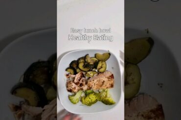 easy healthy lunch bowl! #shorts #nutrition #recipe