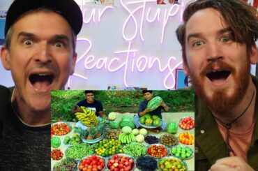 FRUIT SALAD | Colourful Healthy Fruits mixed salad recipe | REACTION!!!