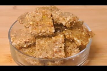 Healthy and nutritious Dry Fruits Chikki || Healthy snack recipe