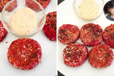BEETROOT TIKKI RECIPE | Healthy snack recipe | Beetroot cutlet | Beetroot Patties | Kids snack idea