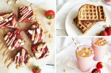 Peanut Butter & Jelly Recipes | Quick & Healthy Breakfast, Lunch or Snack | Healthy Grocery Girl