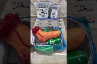 How To Pack a Healthy Lunch In 11 Seconds With LUNA ICE #lunaice #jokes #lunchbox #foot