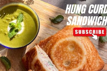 Hung Curd Sandwich | Healthy Sandwich recipe | Healthy snack #youtubeshorts #shorts #snacks #amul