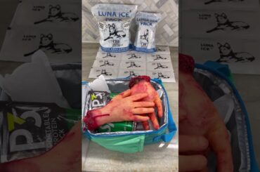 How To Pack a Healthy Lunch In 11 Seconds With LUNA ICE #lunaice #jokes #lunchbox #hand