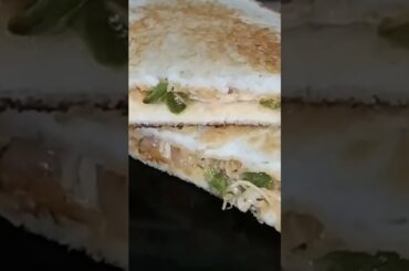 Easy way to make chicken sandwich. kids lunch box ideas with healthy food. best dieting food