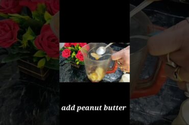 Banana Peanut Butter Smoothie|Best Weightloss Recipe #shorts #viralshorts