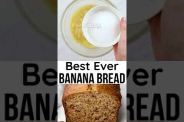 One Bowl Banana Bread Recipe baking recipes