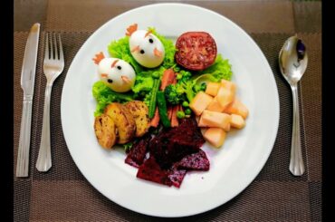 Continental breakfast/Easy & Healthy Breakfast Recipe/Quick Breakfast