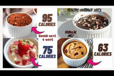 Healthy Baked Oats recipe 4 wats-Low calorie Baked oats 4 recipes in calorie deficit