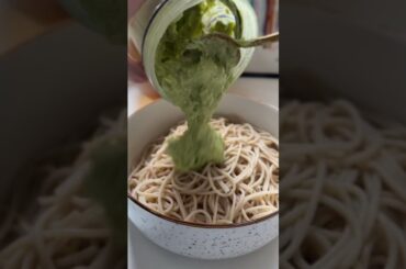 Avocado Pasta Pesto #oilfree #healthylunch #wholefoodplantbased