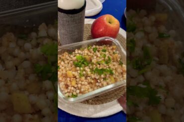 Lunch box recipes || lunch box ideas || sabudana khichari,buttermilk,apple || recipes  #lunchbox